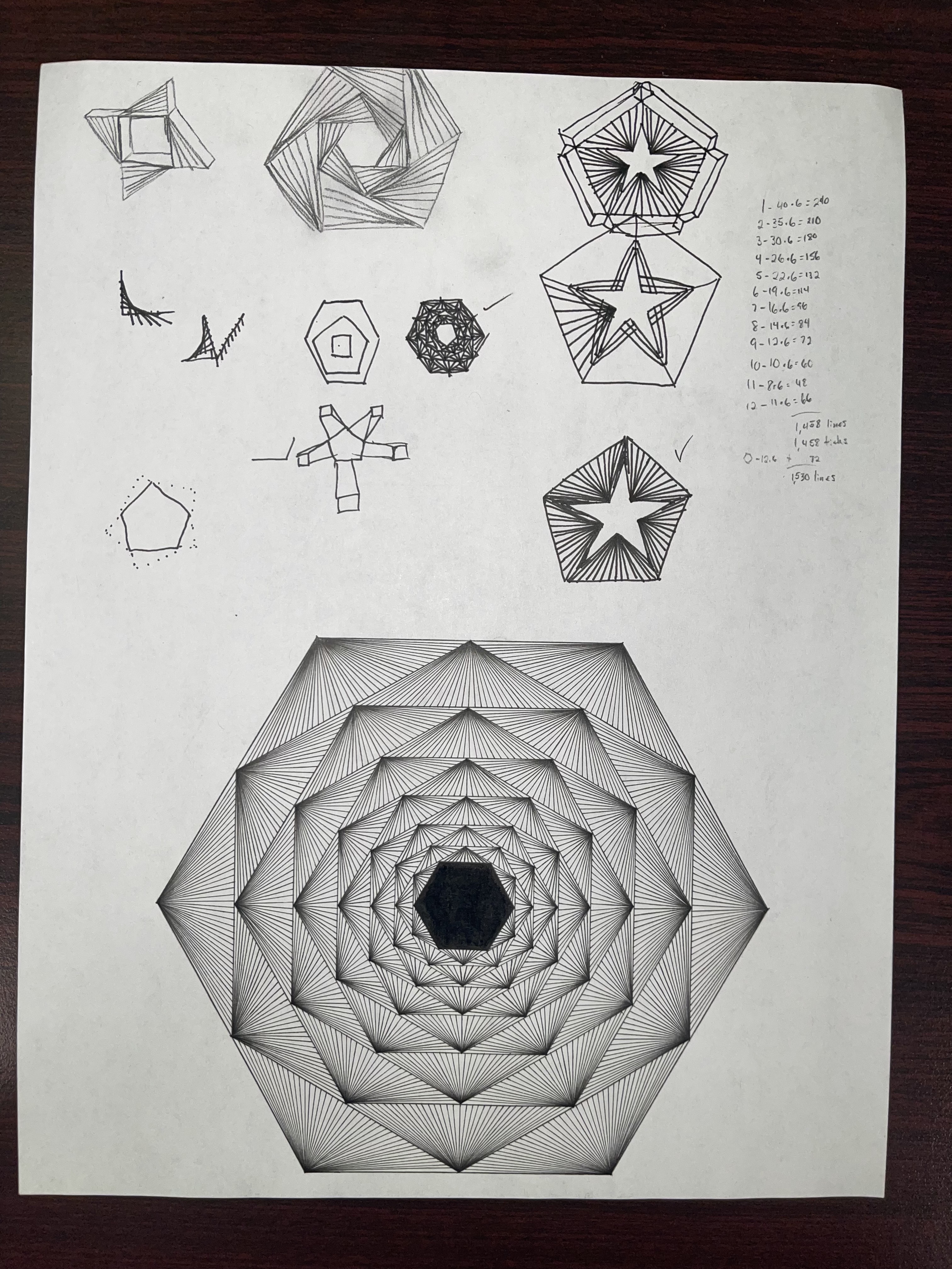 Link to drawing called abstract rose.